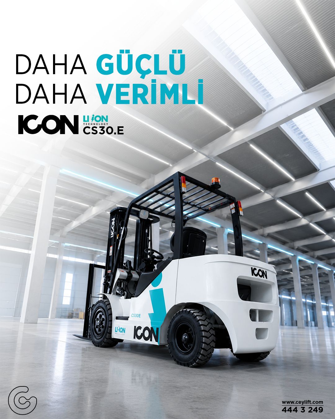 ICON CS30.E elektrikli forklift tanıtım broşürü