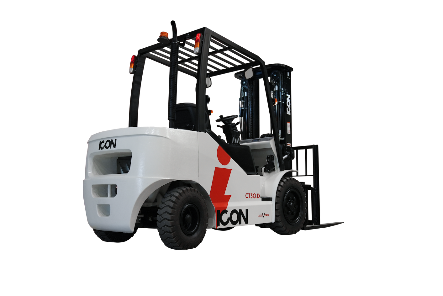 ICON CT30.D dizel forklift ön çapraz görünüm