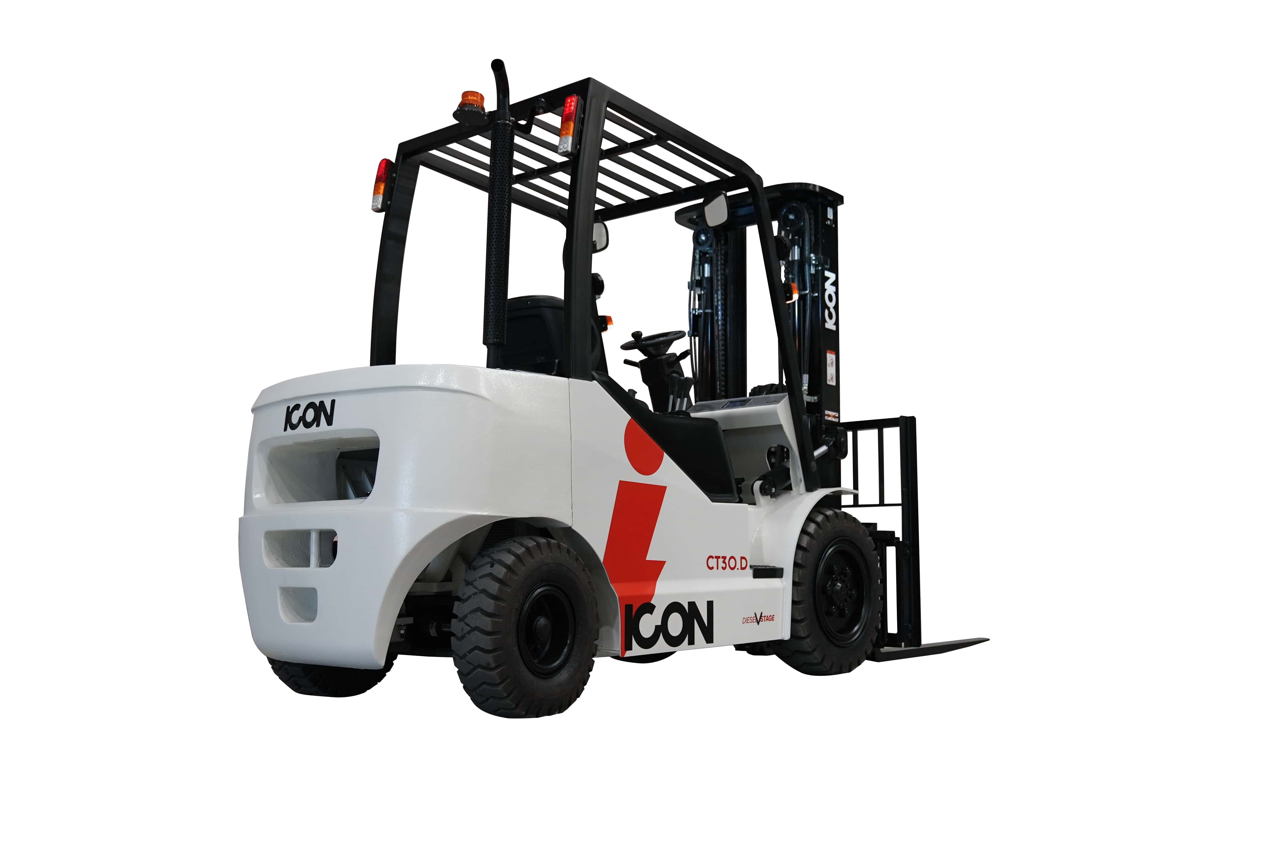 ICON CT30.D dizel forklift arka çapraz görünüm