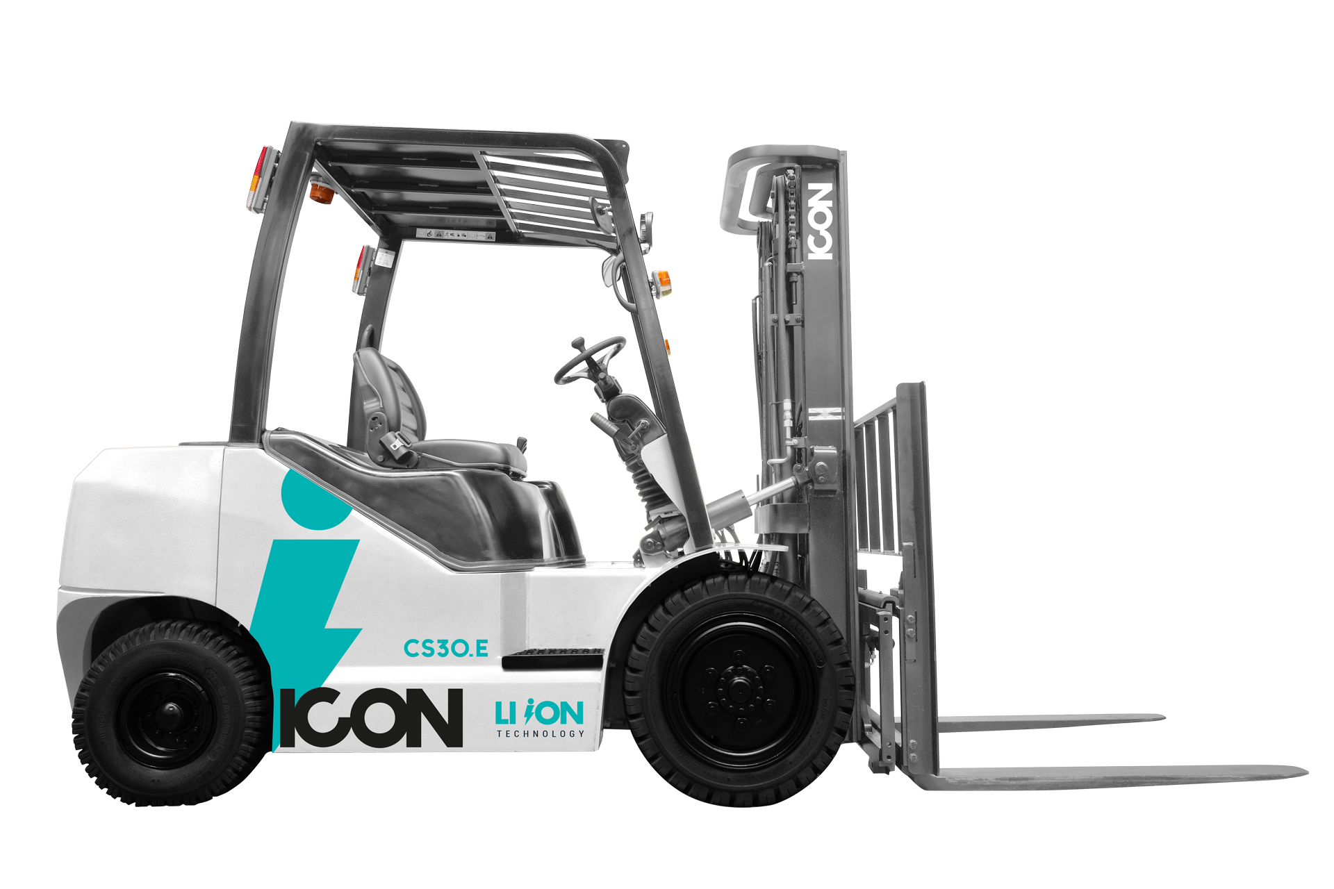 ICON CS30.E LI-ION elektrikli forklift yan görünüm